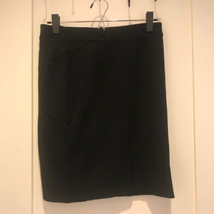 Ann Taylor Black Pencil Skirt 4P